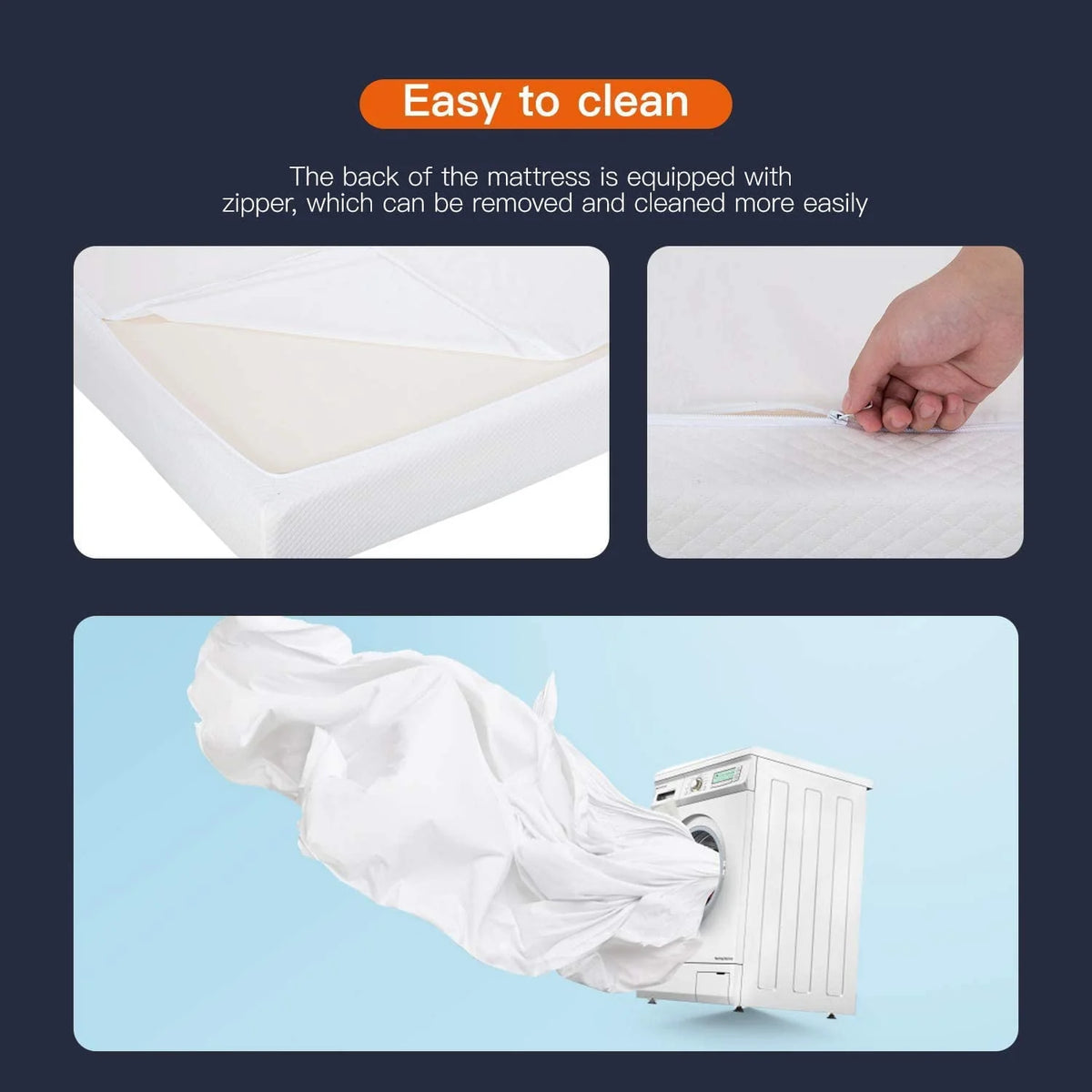 8 inch Twin Size Memory Foam Gel Mattress B428771