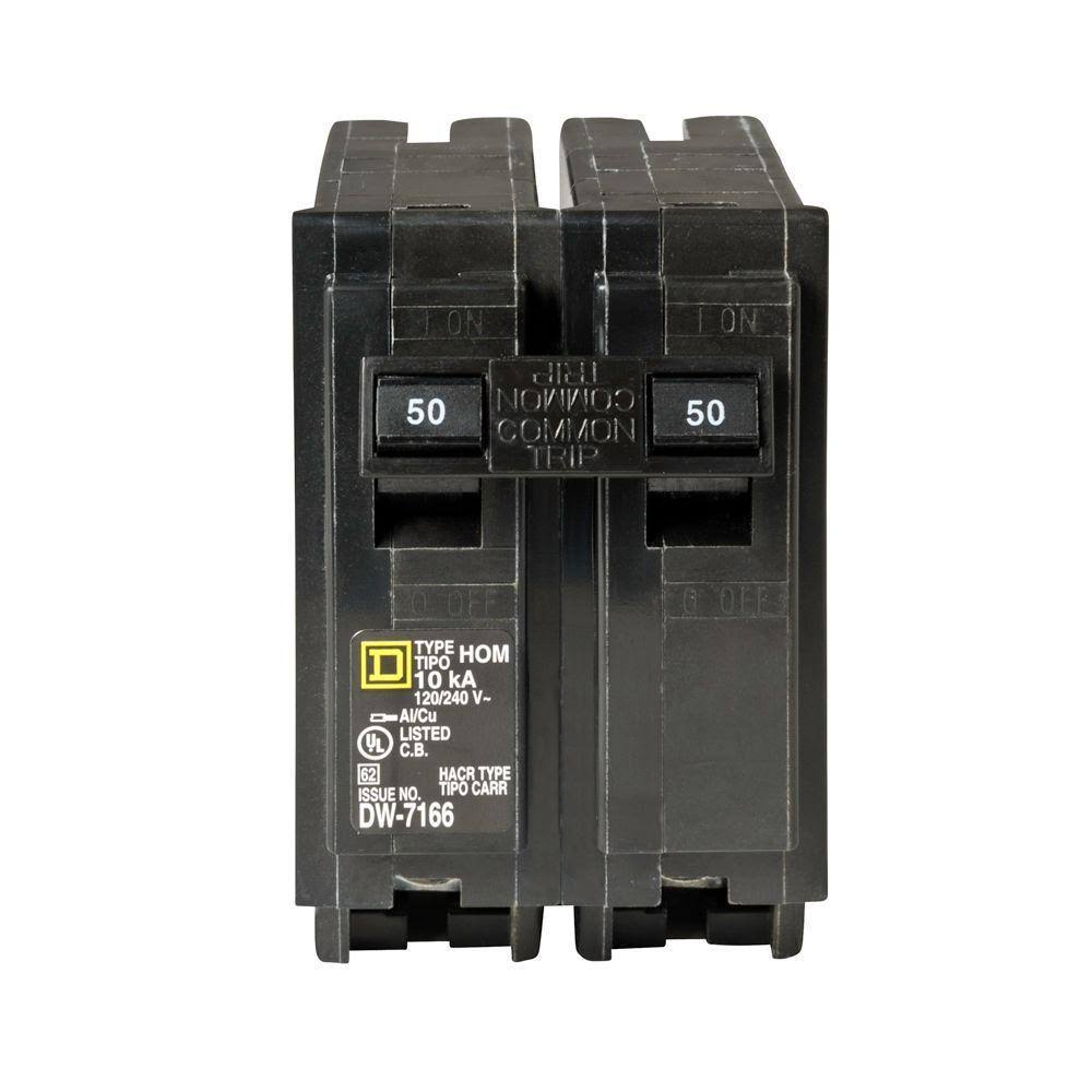50 Amp 2-Pole Circuit Breaker 6-Pack H143