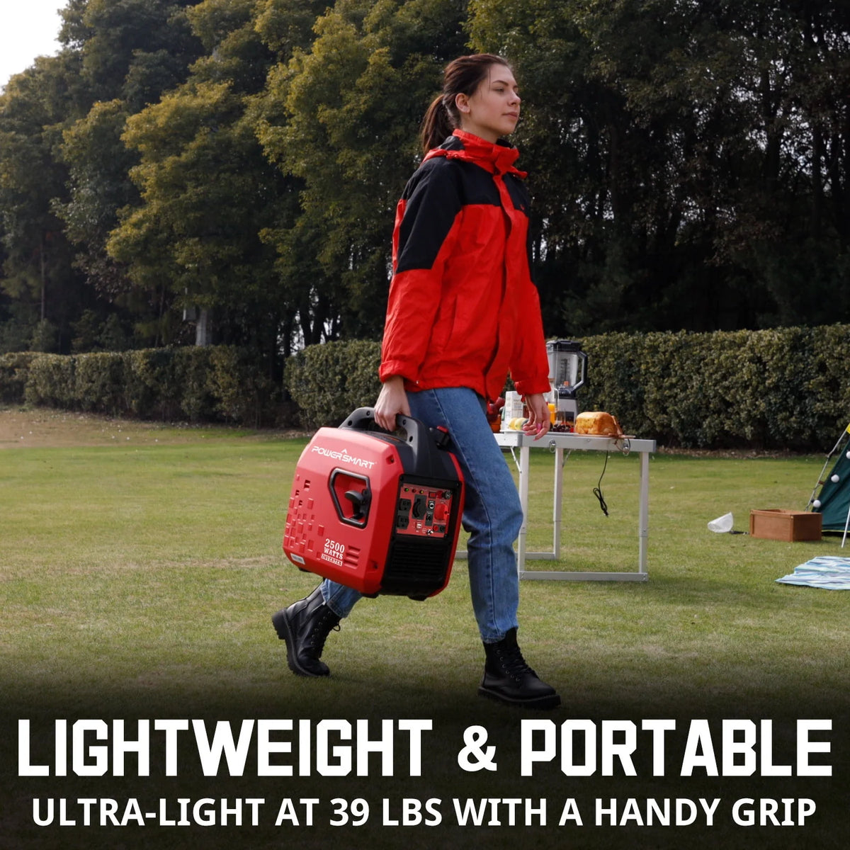 2500Watt Portable Inverter Gas Powered Generator U434460