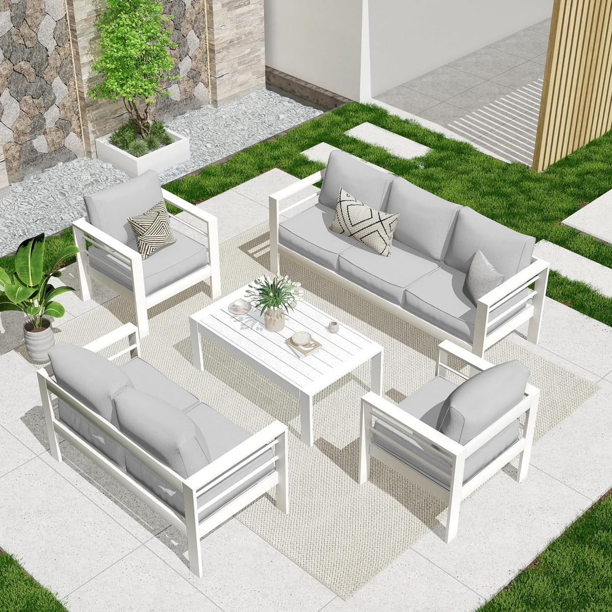 Aluminum Patio Furniture Set G1095