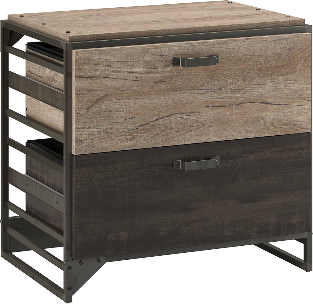 Rustic Gray Lateral File Cabinet P482073