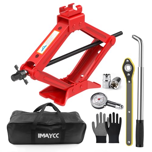 2.5 Ton Universal Scissor Jack with Lug Wrench C6703