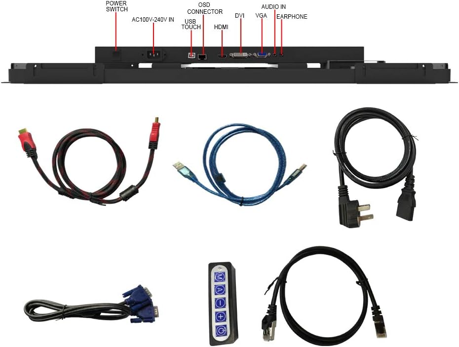 32 inch 10 Points PCAP Open Frame Touch Screen Monitor K859