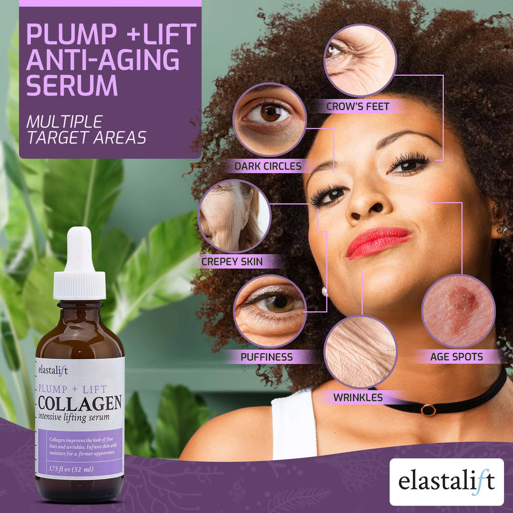 Collagen Face Cream and Body Cream and Face Serum Set of Three T20363