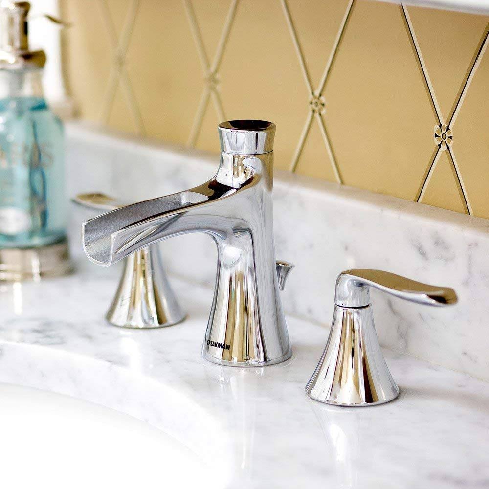 Polished Chrome Widespread Faucet P816