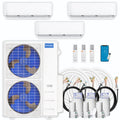 54,000 BTU 3 Zone Ductless Mini Split Air Conditioner and Heat Pump W647