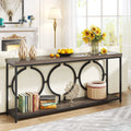 Dark Walnut Console Sofa Table H4612