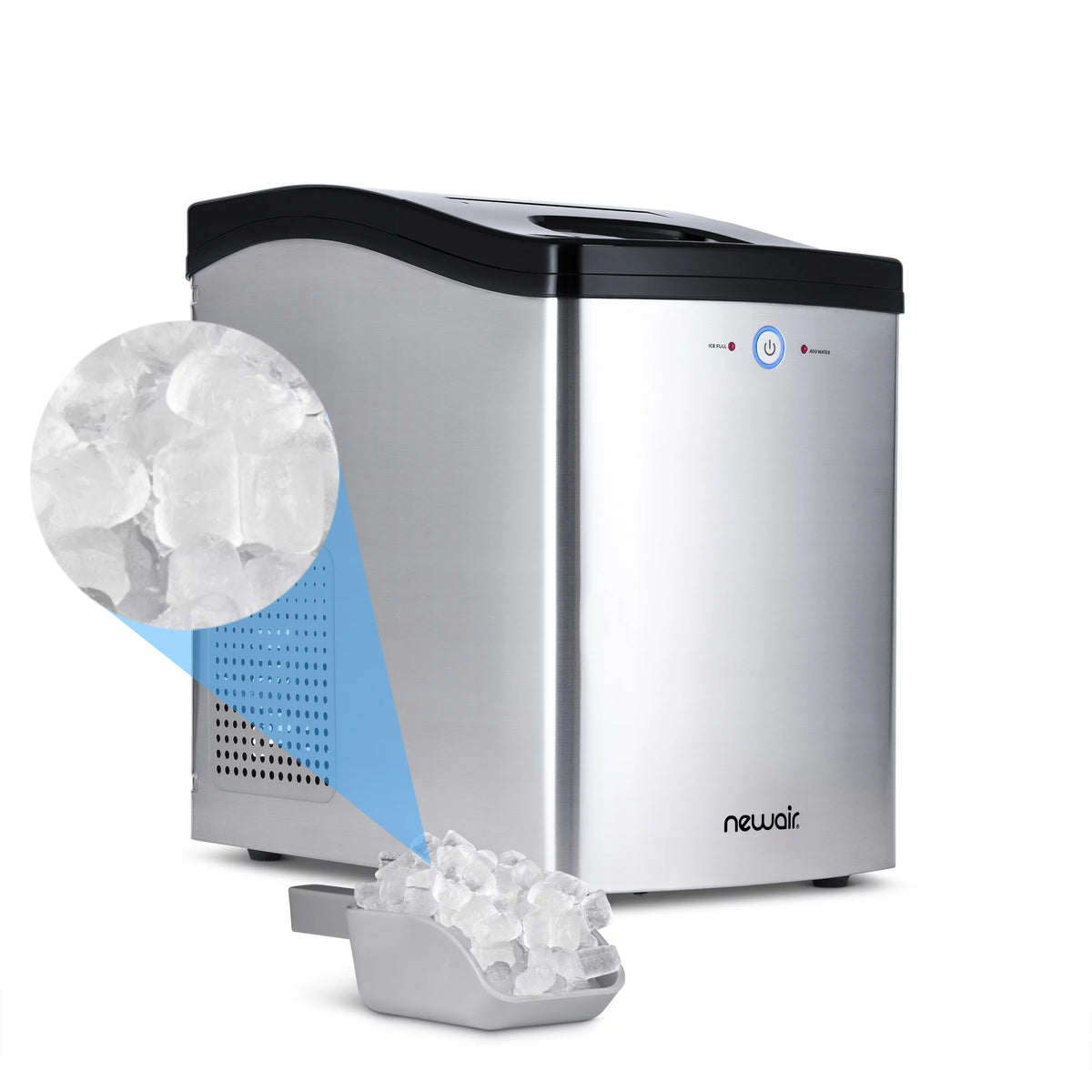 45lb. Nugget Countertop Ice Maker with Self-Cleaning Function F3121