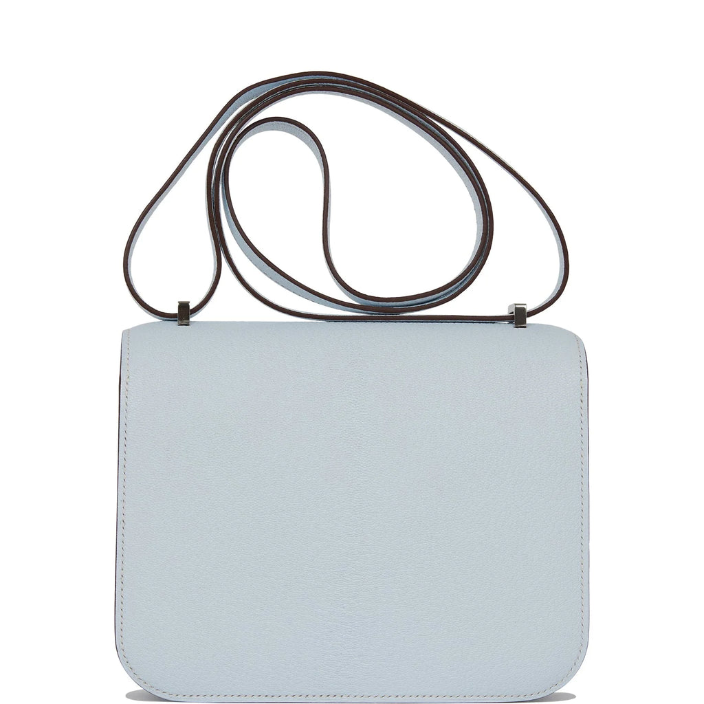 Bleu Brume Chevre 18 Shoulder Bag M711048