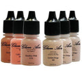 Airbrush Matte Makeup Foundation, Blush and Eye Shadow Water-Based Formula Set of 6 F793488