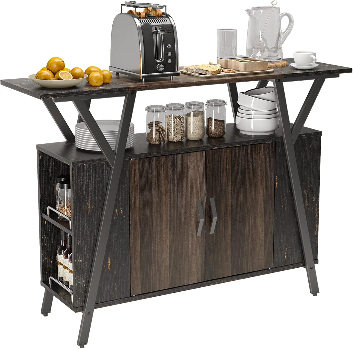Kitchen Island with Storage Cabinet Z799836