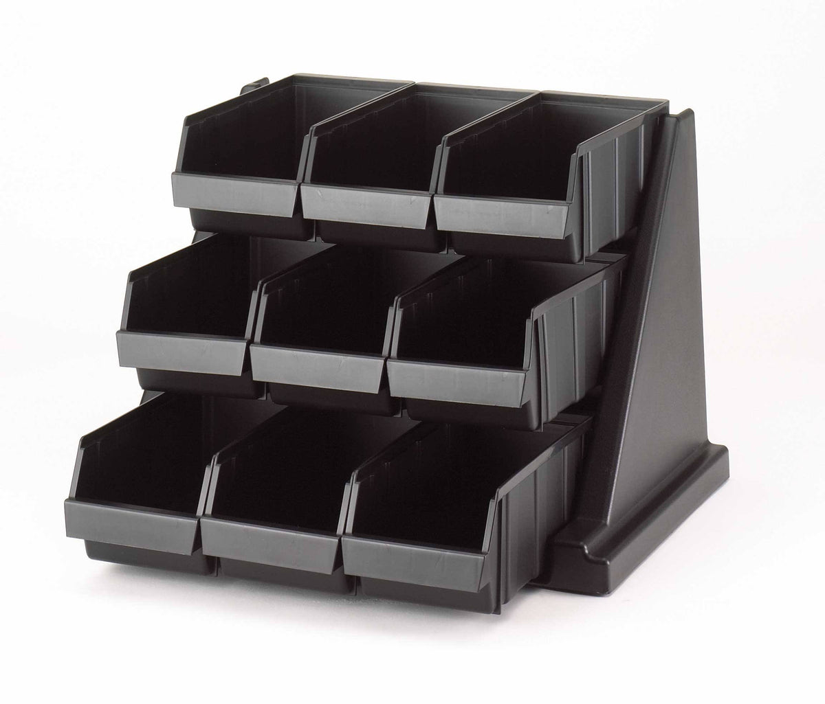 Black 9 Bins Organizer Rack L405