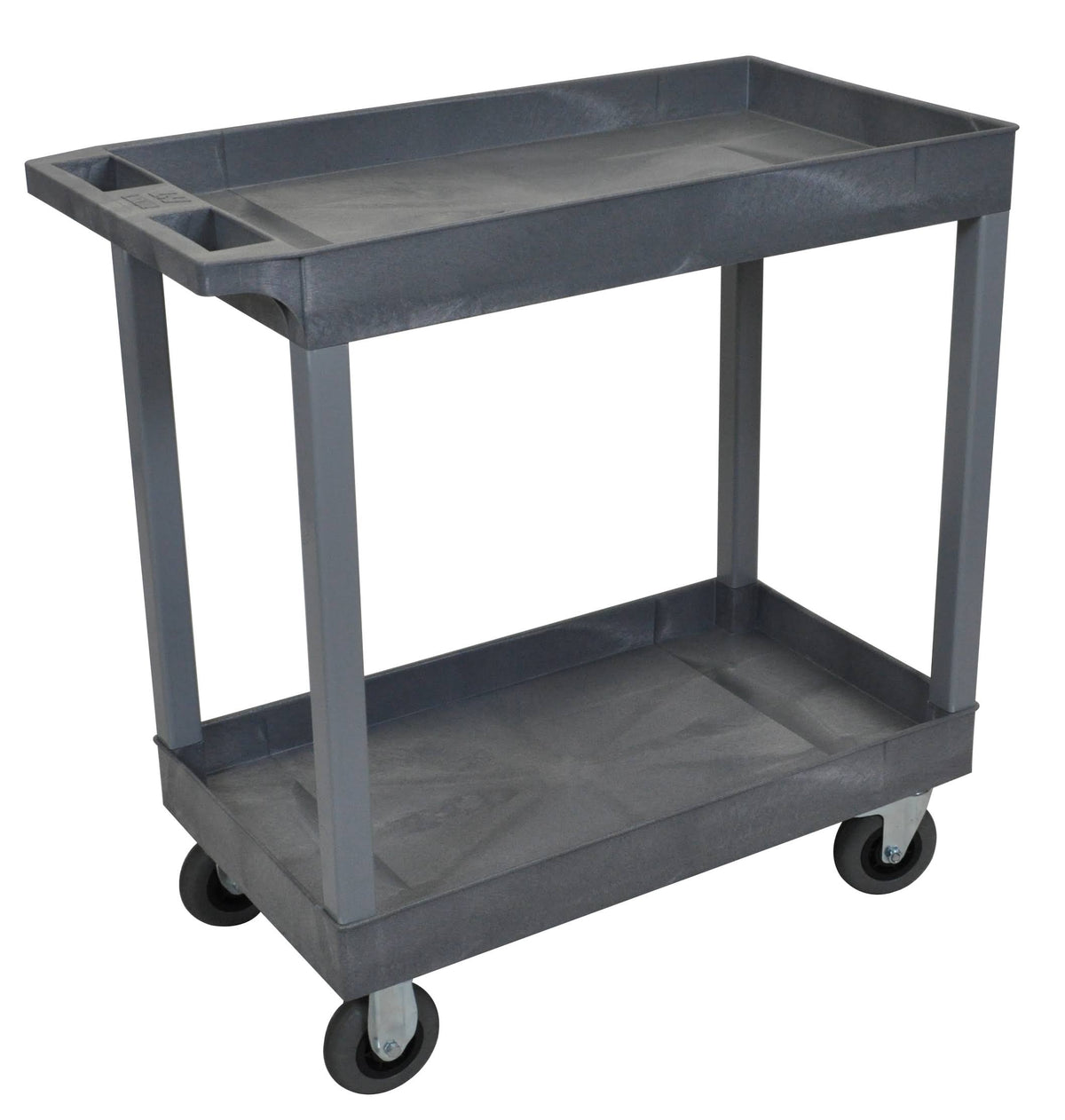 Gray 2 Tub Cart with Casters W21174