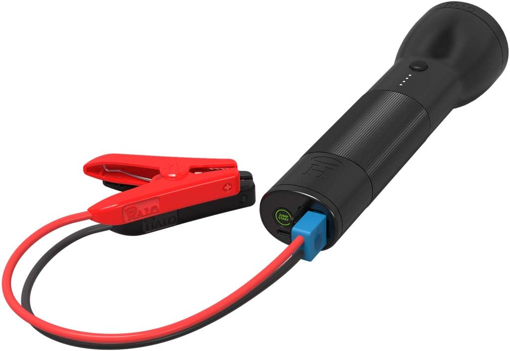 Rechargeable Lithium LED Flashlight with Car Jump Starter and Phone Charger K783