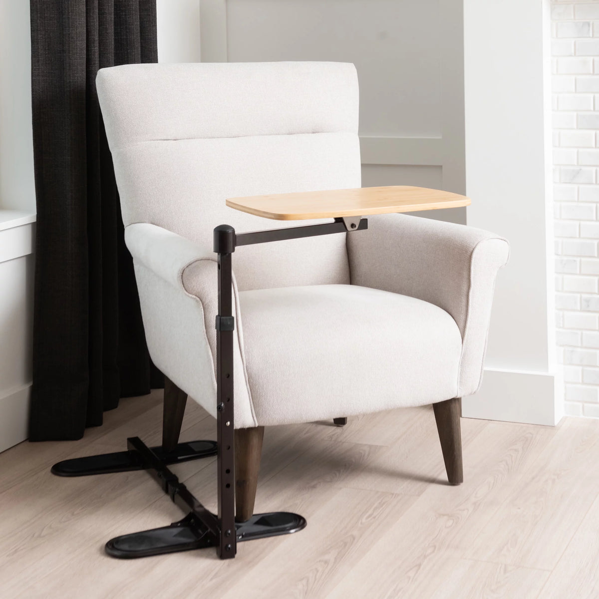 Swivel TV Tray Table Adjustable Laptop Desk and Dinner Tray V782