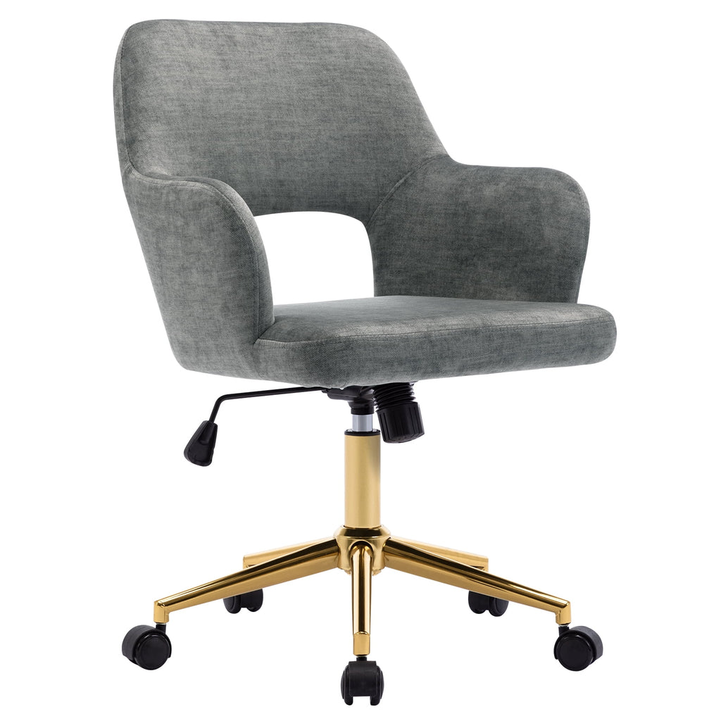 Cream Light Grey Fabric Office Chair P26948