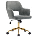 Cream Light Grey Fabric Office Chair P26948
