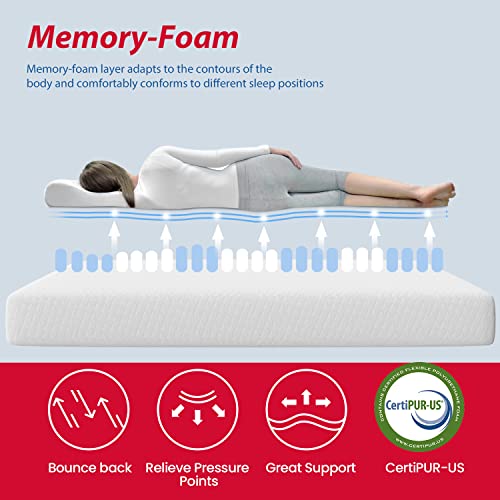 5 Inch Gel Memory Foam Twin Mattress V640346