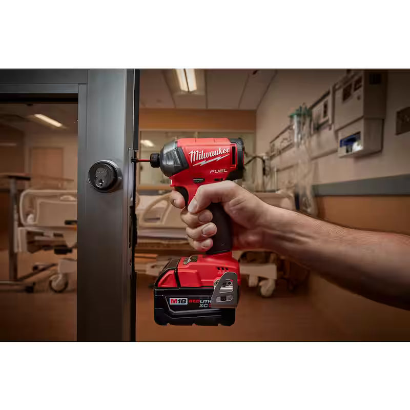 18V Lithium-Ion Brushless Cordless 1/4 in. Hex Hydraulic Impact Driver Kit M4068