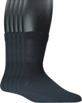 Men's 5 Pairs Quarter Diabetic Dress Socks Seamless Toe Non-binding Top U60805