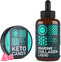 Keto Candy and Liquid Collagen Marine Energy and Wellness Bundle Z865
