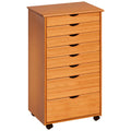 6+2 Drawer Wide Roll Cart F3787