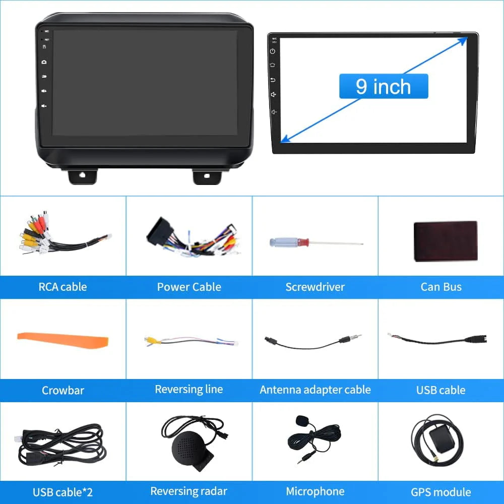 32G Android 12 Car Radio Stereo with Wireless CarPlay Android Auto X91853
