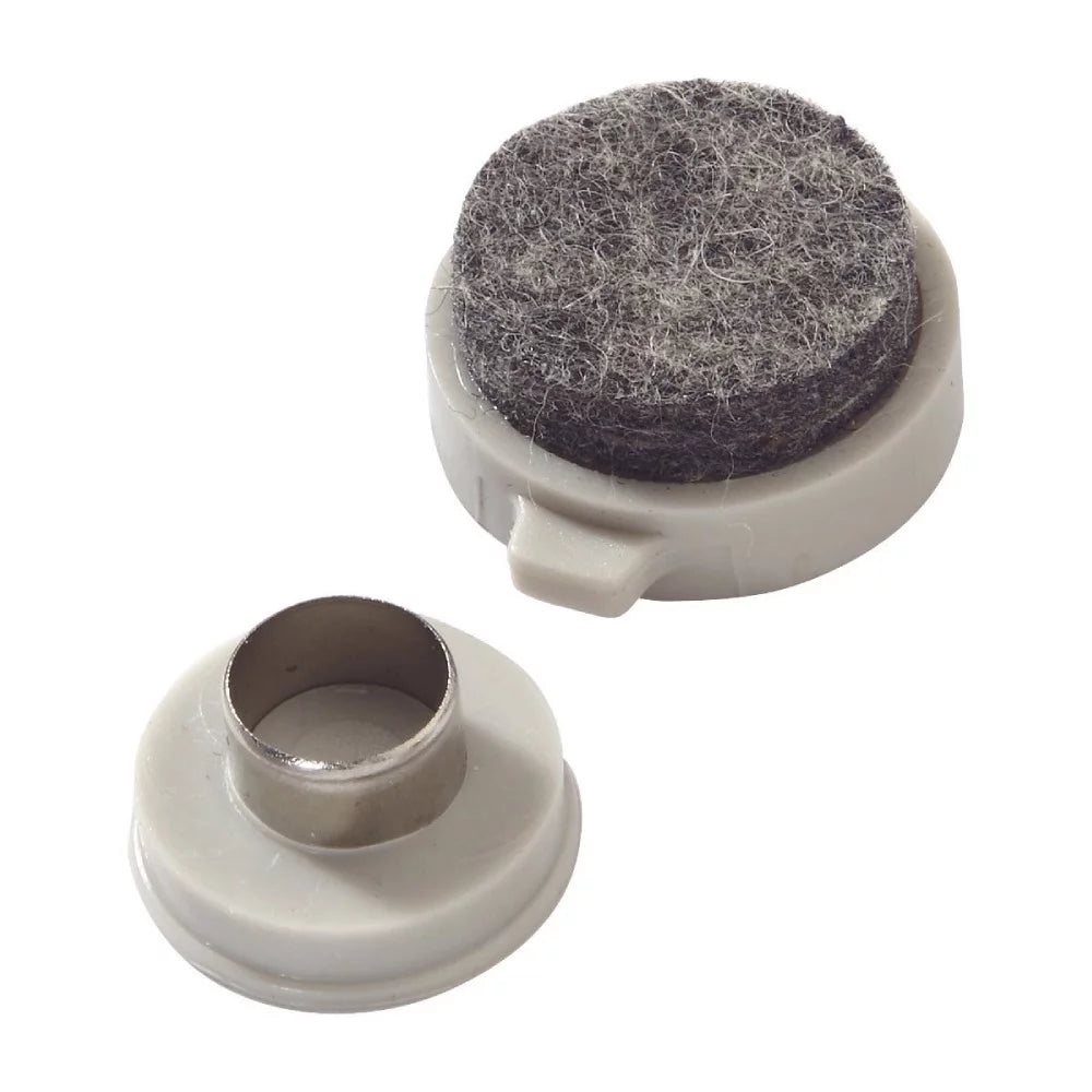 Beige Round Furniture Pads 8 Count U4419