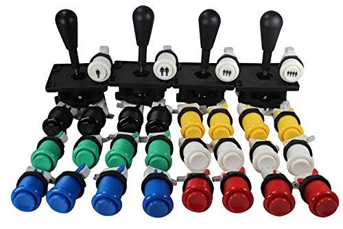 Arcade Control Panel Multi-Color Kit 4 Player B715