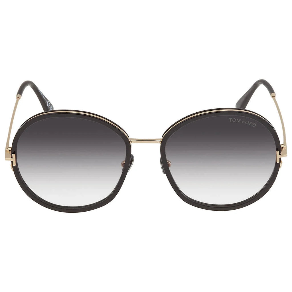 Shiny Black Women's Sunglasses N281459