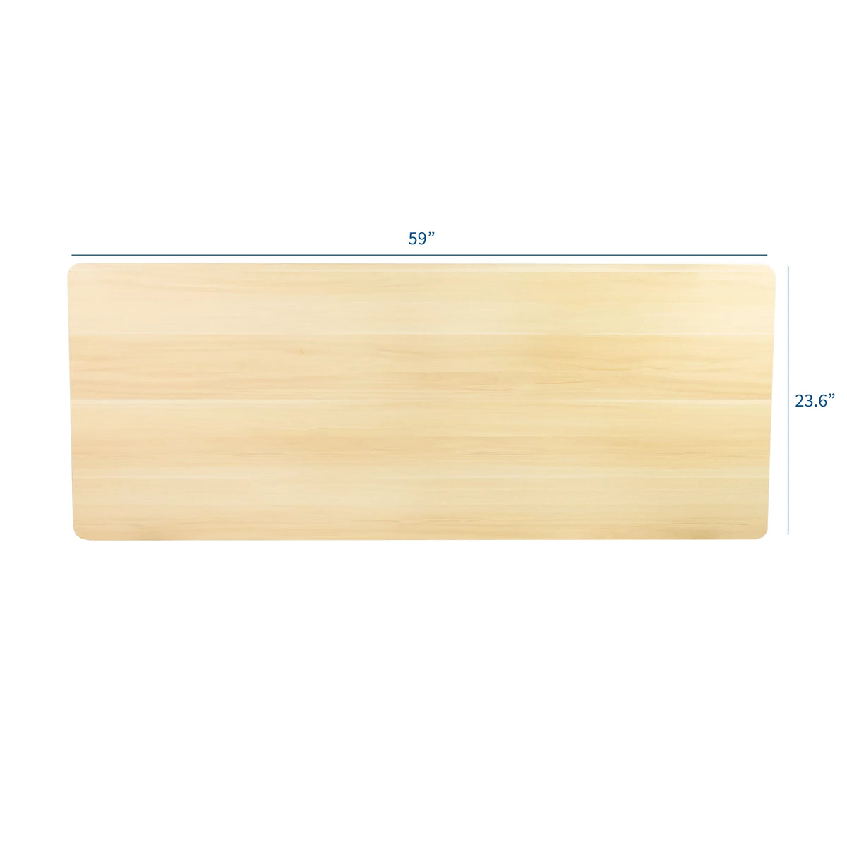 Light Wood 60 x 24 inch Table Top X402382