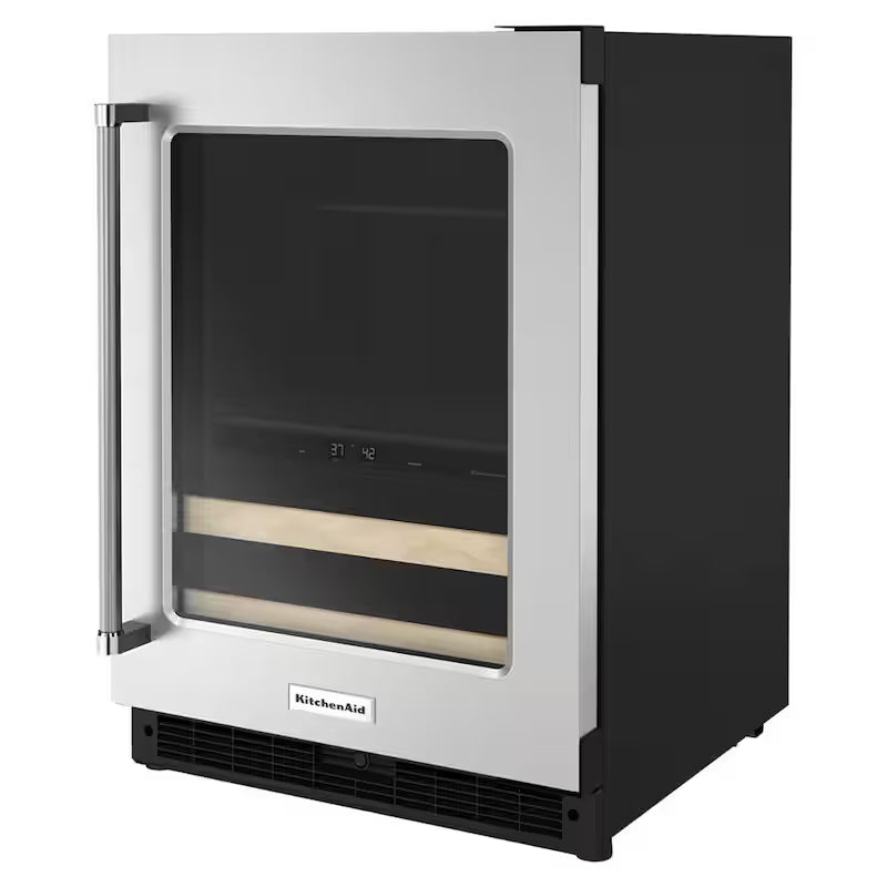 Black 14-Bottle Wine and Beverage Cooler M3782