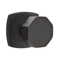 Double Dummy Octagon Knob and Urban Modern Rose in Oil Rubbed Bronze H3083