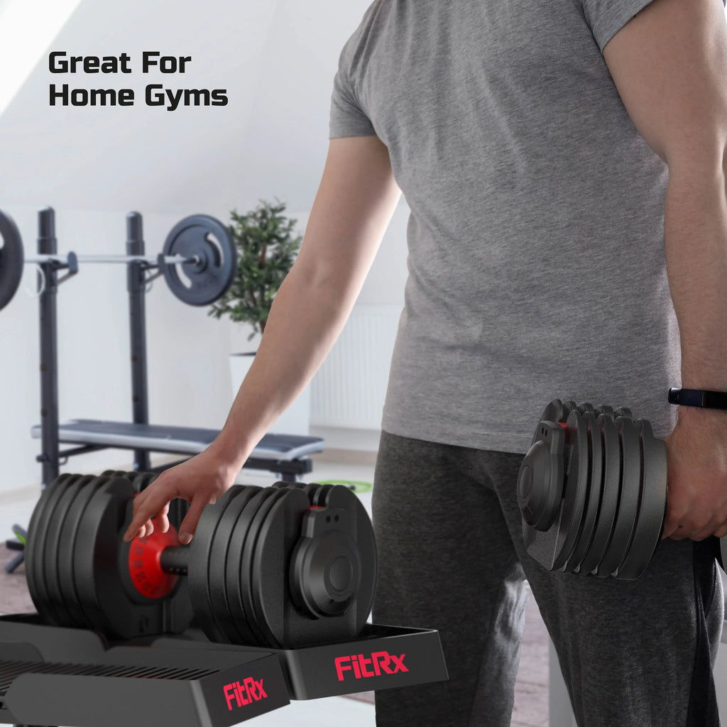 Adjustable Dumbbell 5-52.5 lbs Black W9723