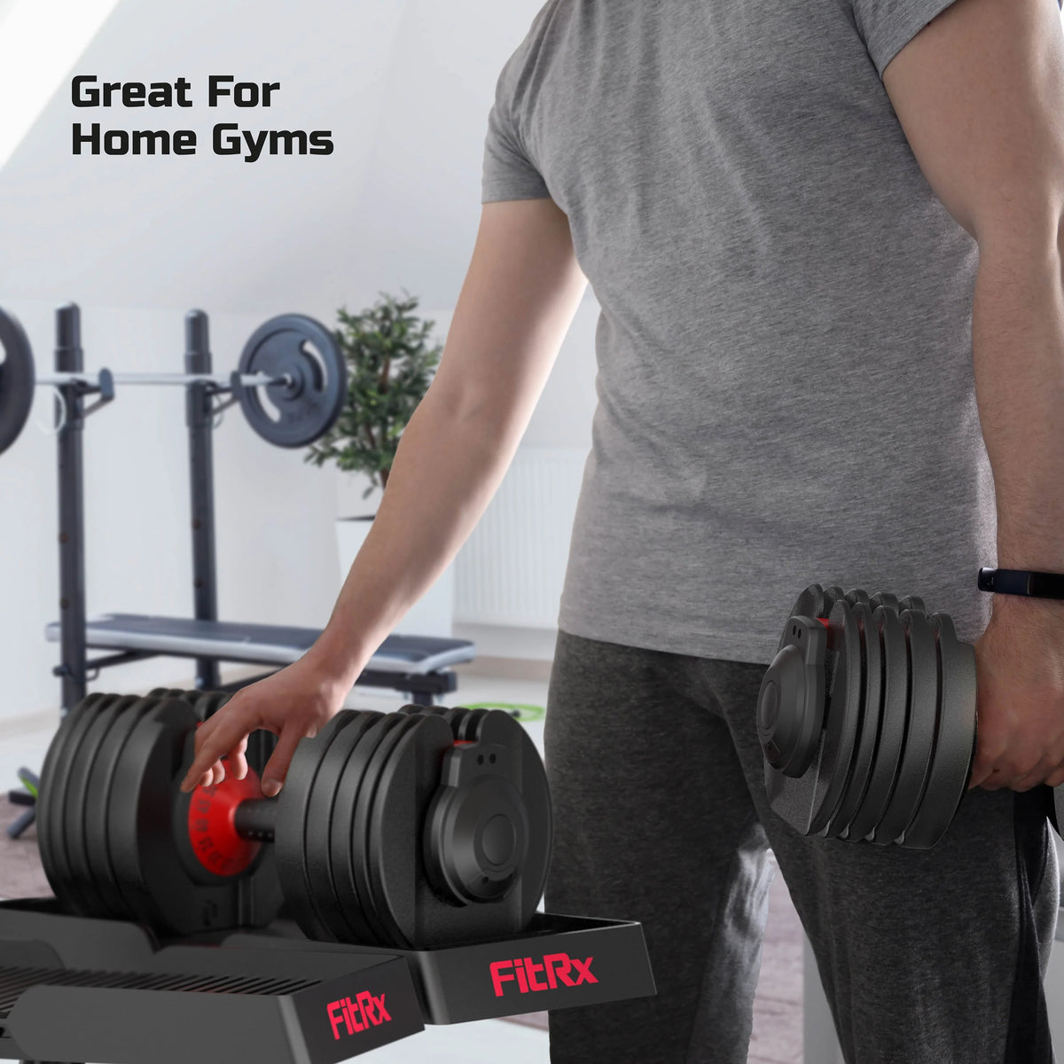 Adjustable Dumbbell 5-52.5 lbs Black W9723
