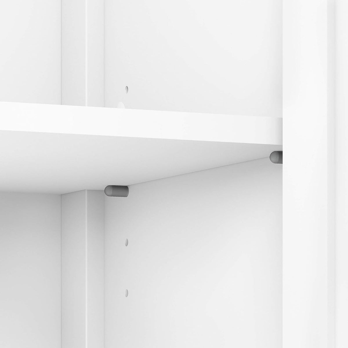 Pure White Accent Storage Cabinet with Doors O1376