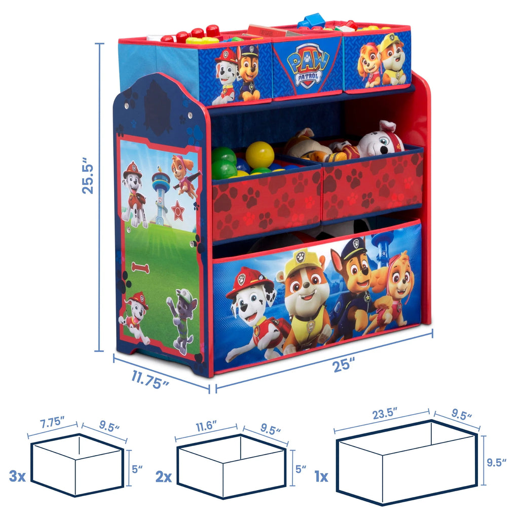 Multi-Bin Toy Storage Organizer I371649