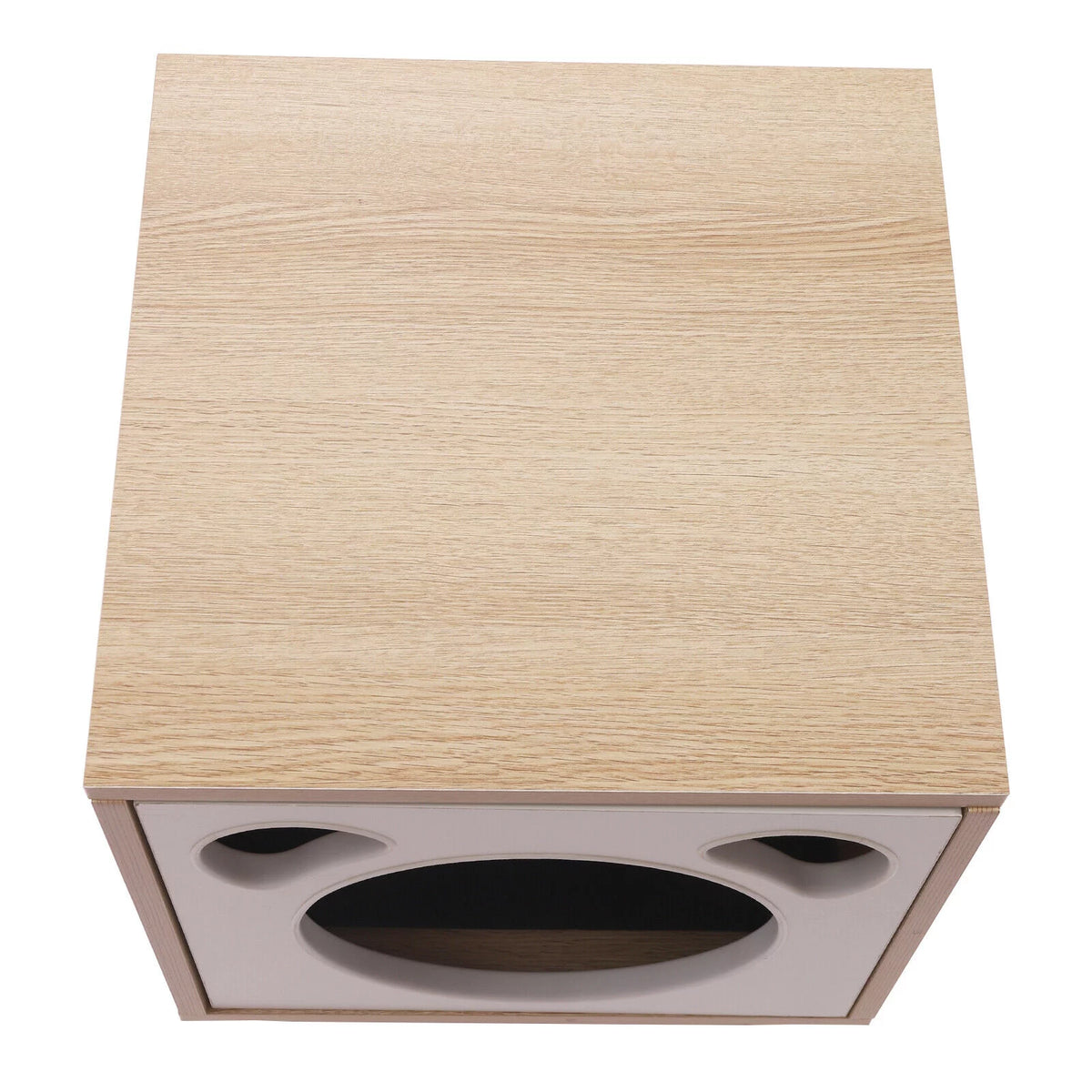 Wooden Cat House End Table A5824