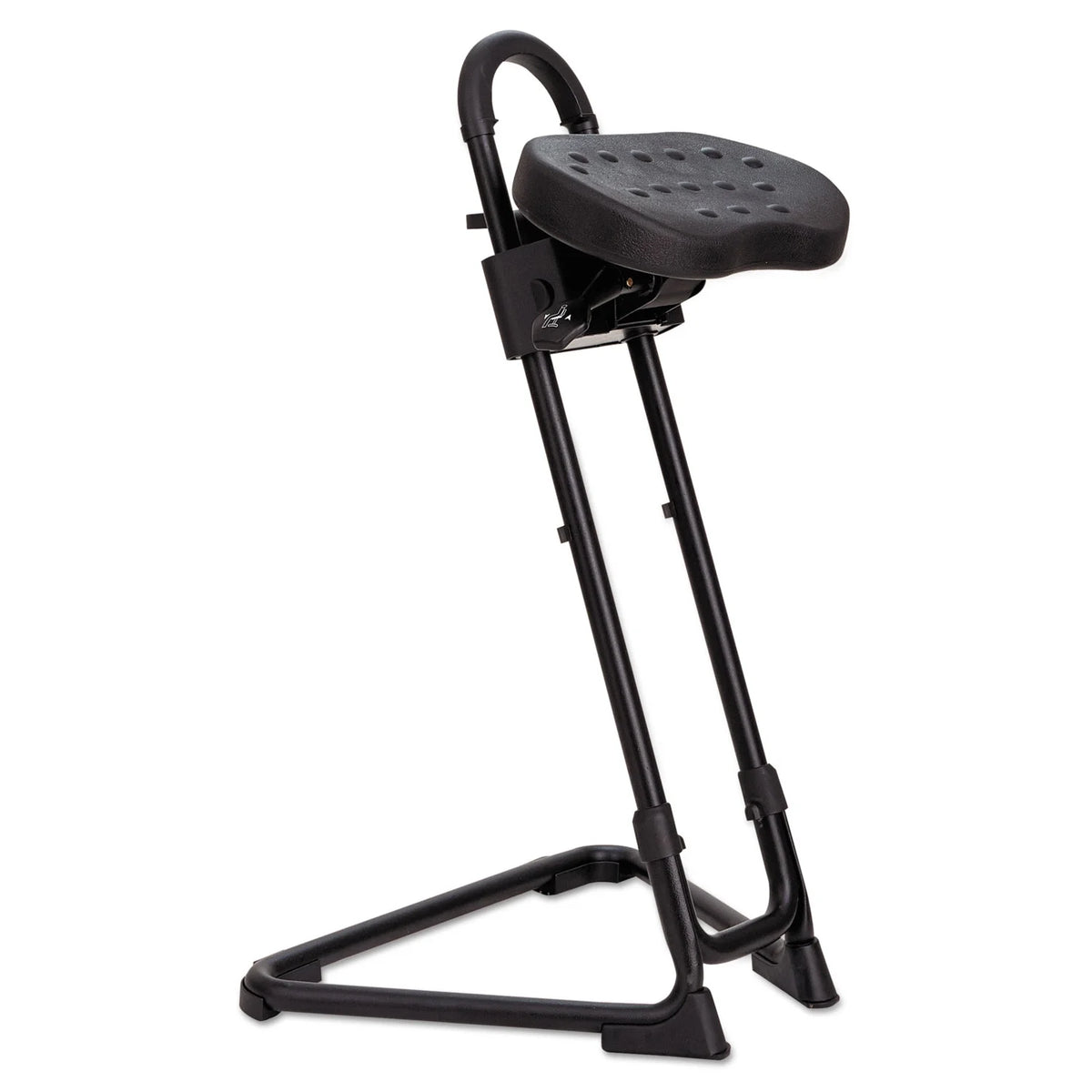 Black Adjustable Stool P1555