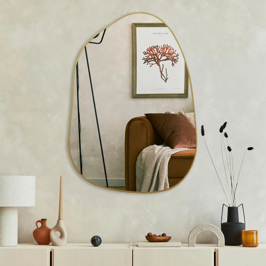 Irregular Asymmetrical Wall Mirror X2914