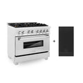 36 4.6 cu. ft. Gas Burner Electric Oven with Griddle Stainless Steel I563