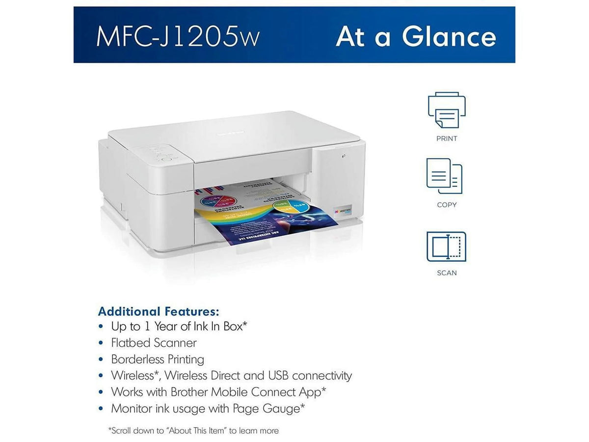 Wireless Multi-Function Color Inkjet Printer H258