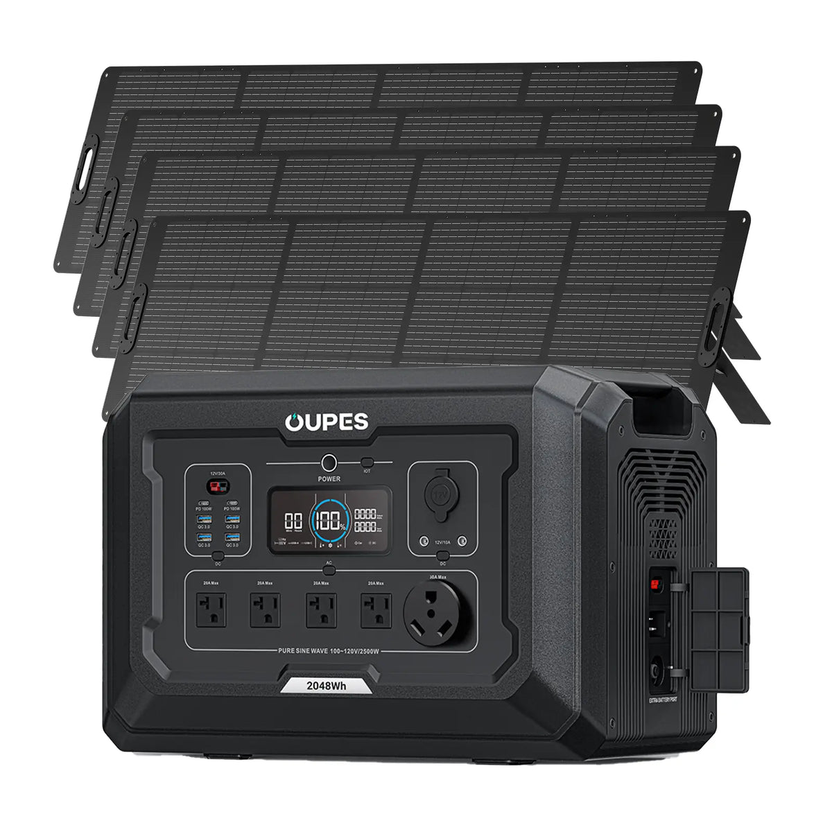 2500W Portable Power Station with 2048Wh Battery N183595