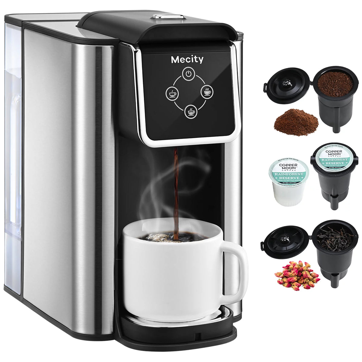 3-in-1 Single Serve Coffee Maker D2272