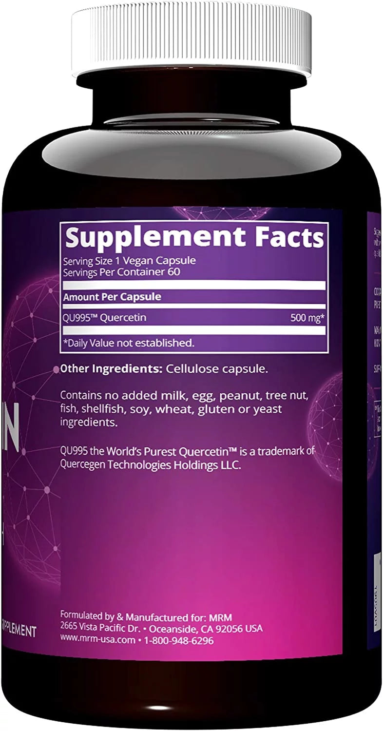 Quercetin 500 mg Vegetarian Capsules W4331