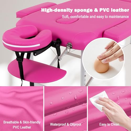 Portable Aluminium 3 Folding Massage Table H771579