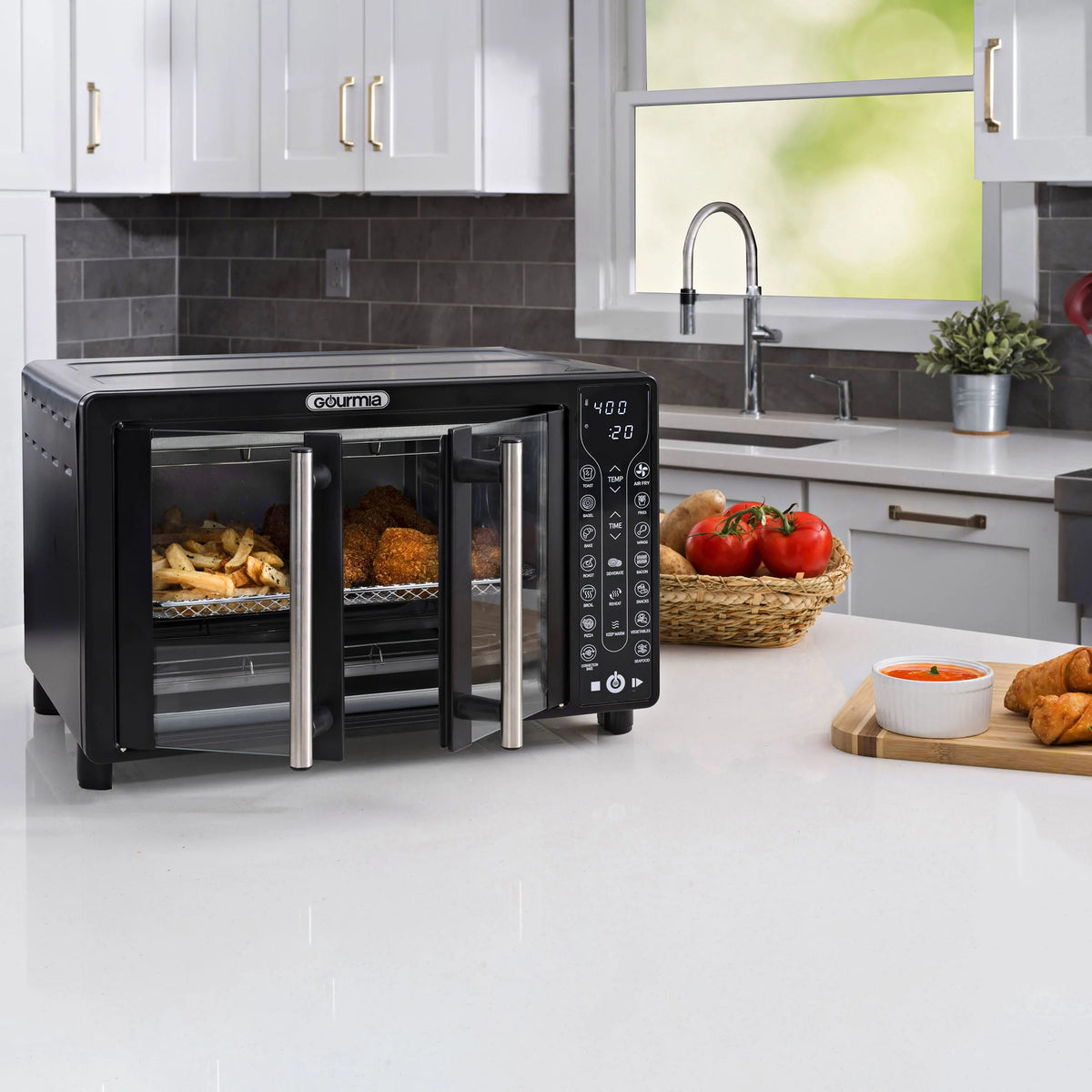 Digital French Door Air Fryer Toaster Oven Q6660