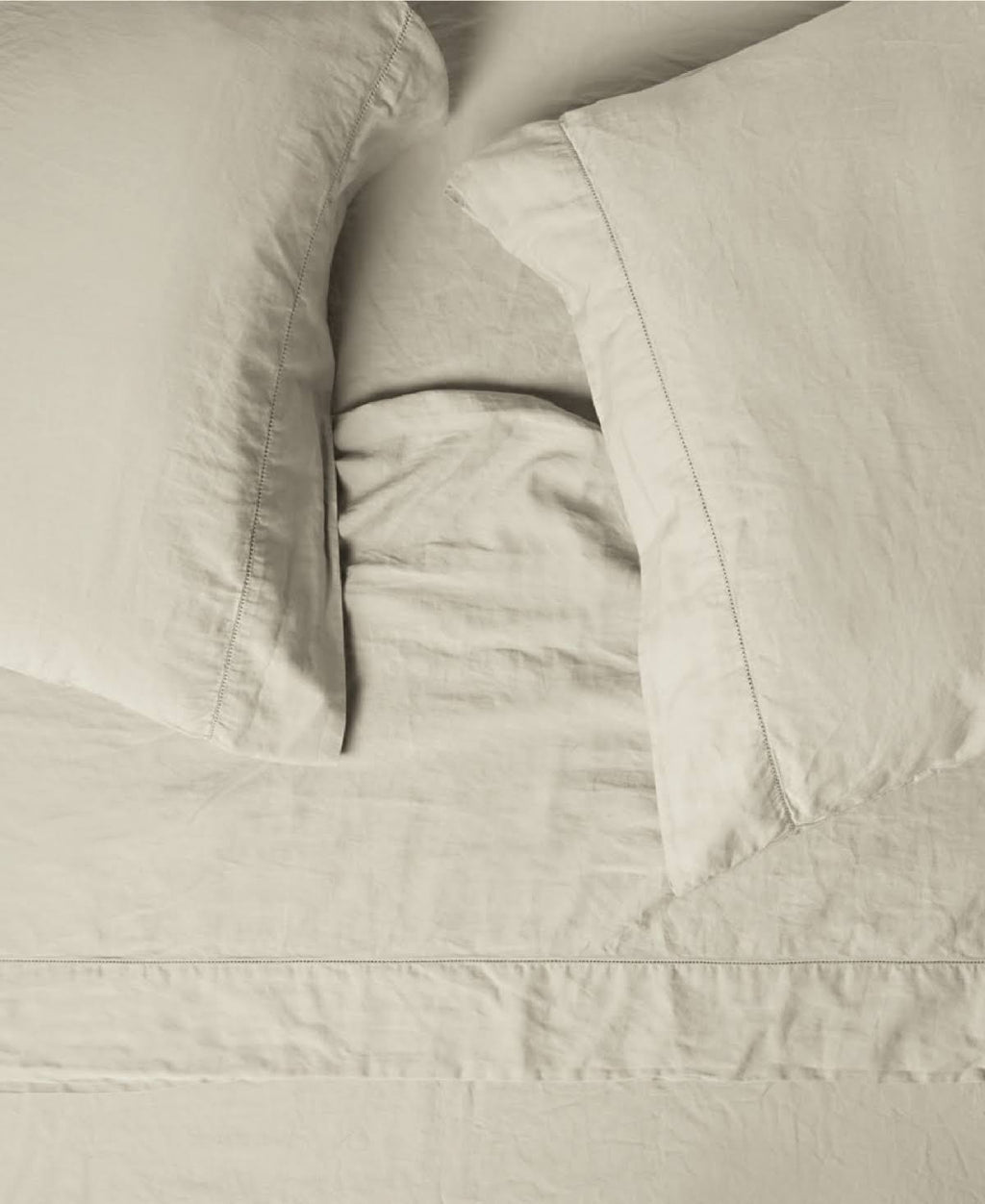 California King Flax Linen Sateen Sheet Set Y6156