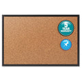 Cork Bulletin Board 72x48 Aluminum Frame D749