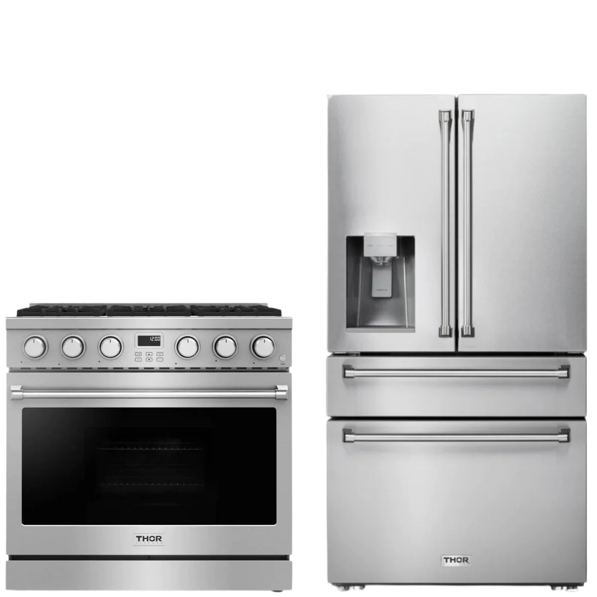 36 Gas Range and Refrigerator I26839